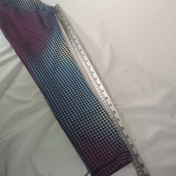 Lululemon 6 Blue Cosmic Dot Leggings Wunder Under Pant III 25" 7/8 Full on Luon - Picture 6 of 12